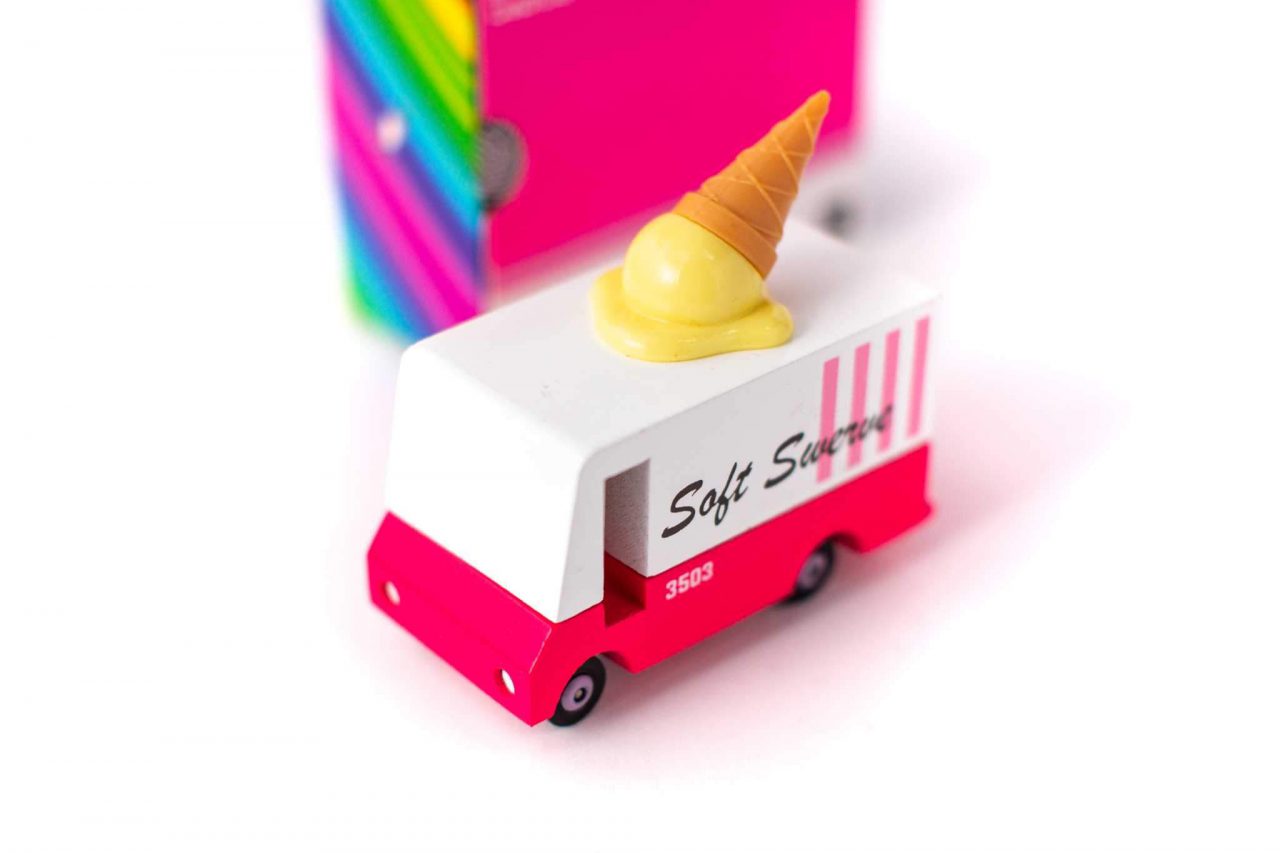 Candyvan ξύλινο όχημα Ice Cream Van
